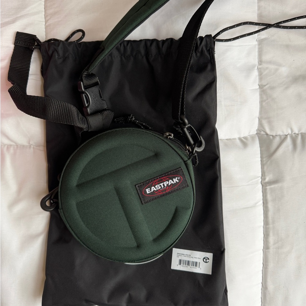 Telfar Eastpak Dark Green Round Belt Bag (SMALL)